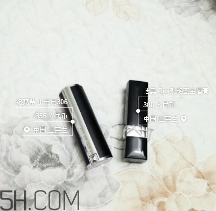 紀(jì)梵希306和迪奧999哪個(gè)好看？紀(jì)梵希306迪奧999試色對(duì)比