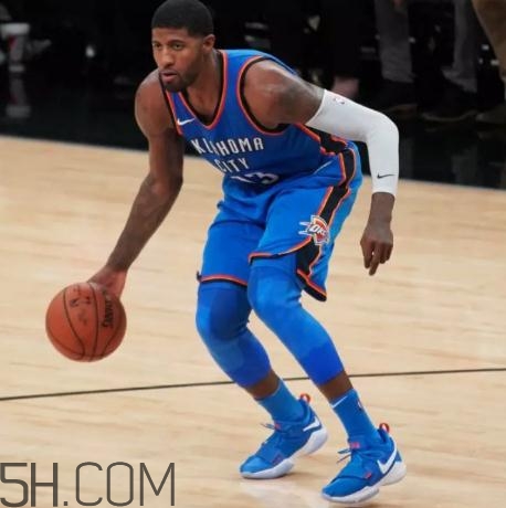 nike pg1 blue suede實物什么樣？