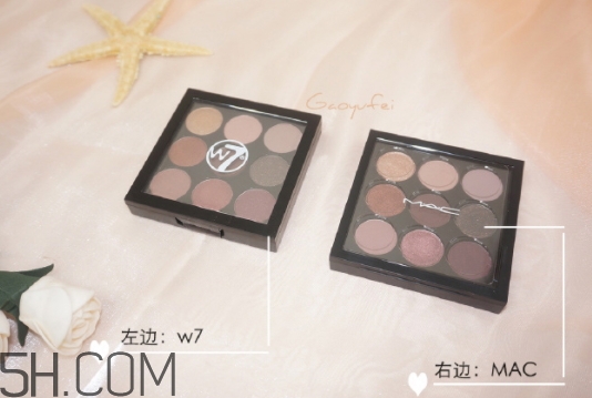 w7眼影盤怎么使用？英國w7九色眼影盤畫法步驟