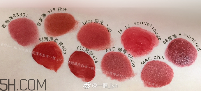 歐萊雅619和迪奧740像嗎？歐萊雅619秋葉和迪奧740對比