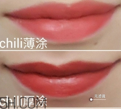 nars mona和mac chili顏色一樣嗎？nars mona和chili試色對比