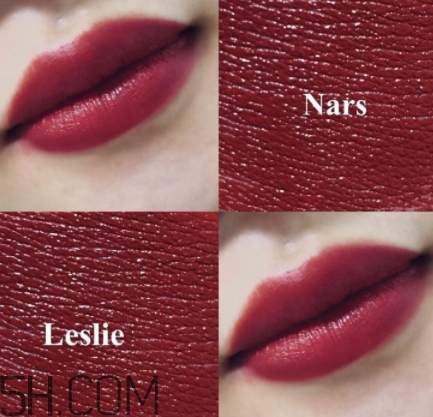 nars leslie張國(guó)榮色是什么顏色？nars leslie口紅試色