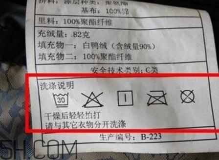 羽絨服標(biāo)簽上的圖什么意思？羽絨服標(biāo)牌怎么看？