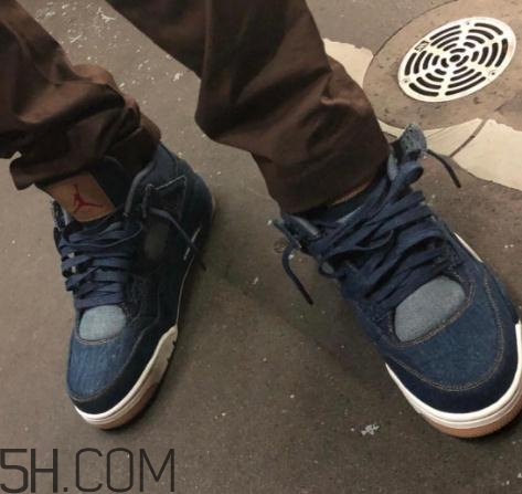 levis與air jordan 4聯(lián)名款實(shí)物什么樣_多少錢？