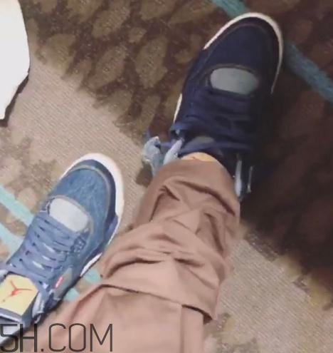 levis與air jordan 4聯(lián)名款實(shí)物什么樣_多少錢？