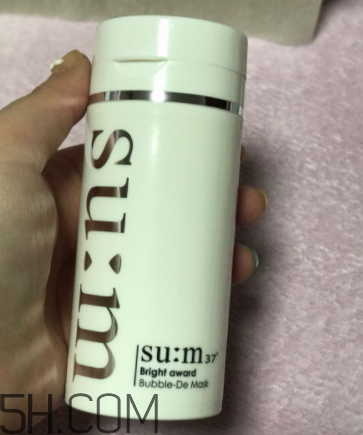 SUM37氣泡面膜能卸妝嗎？功能是什么？