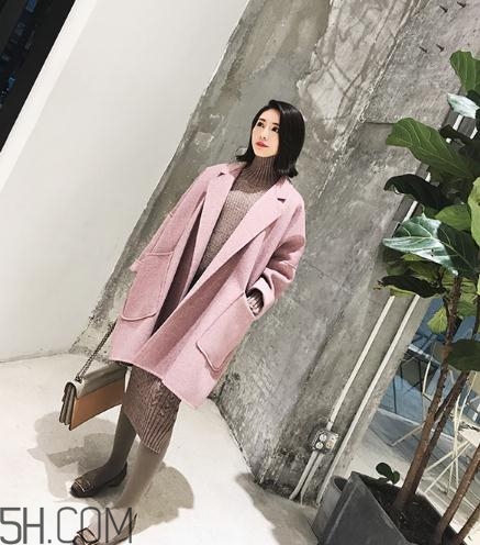 粉色大衣搭配什么鞋子？粉色大衣搭配鞋子圖片
