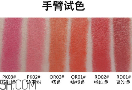 得鮮氣墊口紅色號(hào)怎么選？the saem得鮮氣墊口紅試色