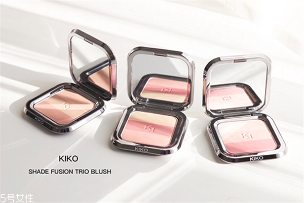 kiko三色腮紅好用嗎？kiko是阿瑪尼走秀的御用彩妝
