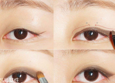 單眼皮怎么化大眼妝？媲美開眼角的大眼妝