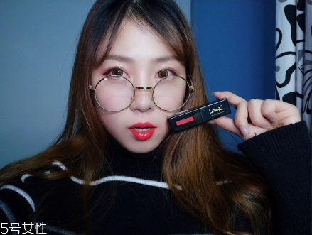 ysl圣羅蘭黑管唇釉哪個(gè)顏色好看？持久度加分