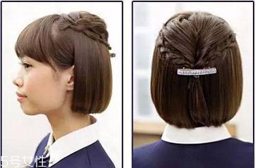 短發(fā)怎么做新娘造型？編發(fā)好看又簡單