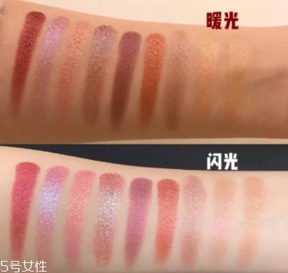 huda beauty沙漠盤(pán)色號(hào)試色