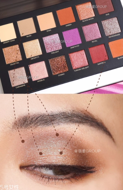 huda beauty沙漠盤怎么畫？油管大神一步步示范