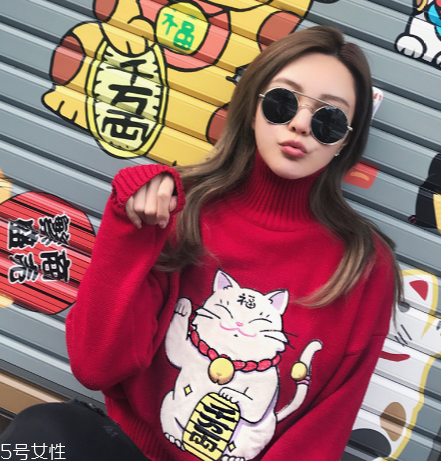 紅色毛衣什么款式好看？新年運勢全靠它
