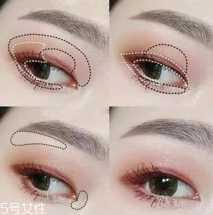 內(nèi)雙怎么畫眼影？使用啞光OR微珠光眼影