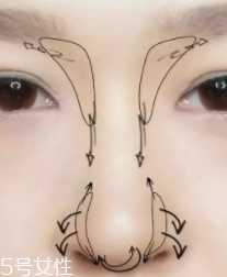 怎么把鼻梁畫高？小白都能駕馭的四步鼻梁修容法