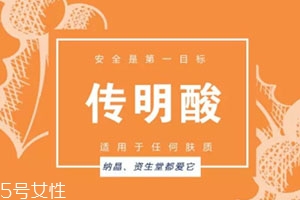傳明酸白天能用嗎？