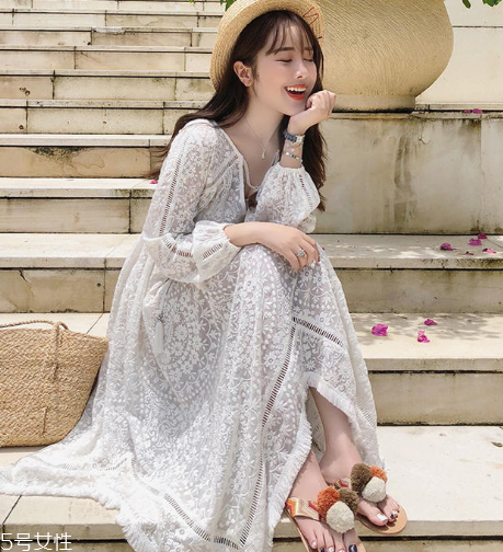 2022新款蕾絲連衣裙？回頭率超高的仙女裙
