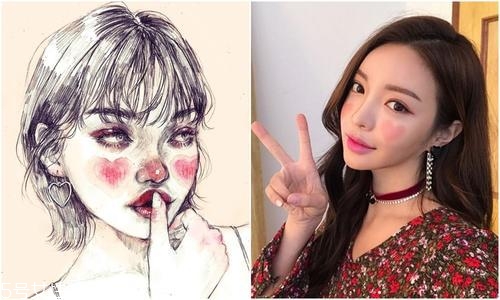 ins愛(ài)心蘋果腮紅怎么畫 愛(ài)心蘋果腮紅畫法教程