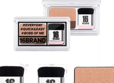 sixteen眼影怎么樣？sixteen 16brand眼影評測