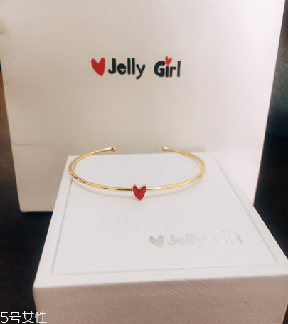 jelly girl愛心開口手鐲多少錢_在哪買？