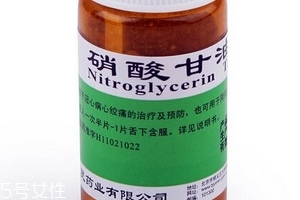 硝酸甘油能降心率嗎？心率高吃硝酸甘油可以嗎？