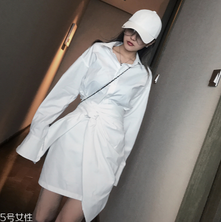 襯衫裙怎么穿好看？襯衫裙穿搭圖片