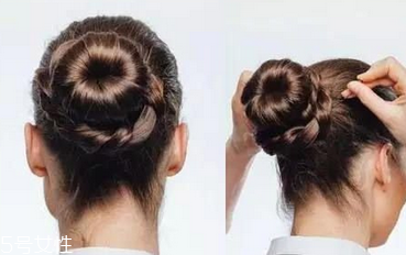 發(fā)量少簡(jiǎn)單隨意丸子頭教程 發(fā)量少也能hold住的丸子頭