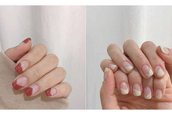 留白指甲圖片 最省錢(qián)的留白美甲
