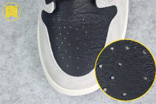 aj1灰麂皮字幕標(biāo)語真假 aj1灰麂皮真假對(duì)比