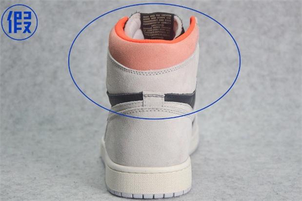 aj1灰麂皮字幕標(biāo)語真假 aj1灰麂皮真假對(duì)比