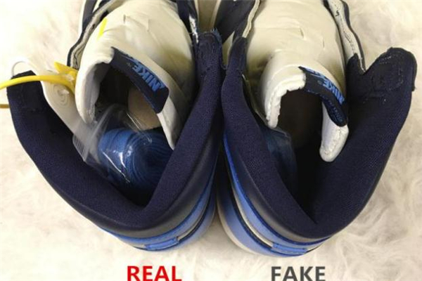 aj1黑曜石北卡藍(lán)真假對比 aj1北卡藍(lán)黑曜石真假鑒定